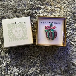 Anne Klein Christmas pin.